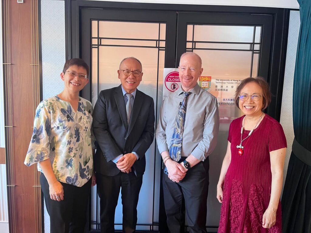 Prof. Paul Yip met Prof. Robert Neimeyer, Dr. Carolyn Ng and Prof. Cecilia Chan